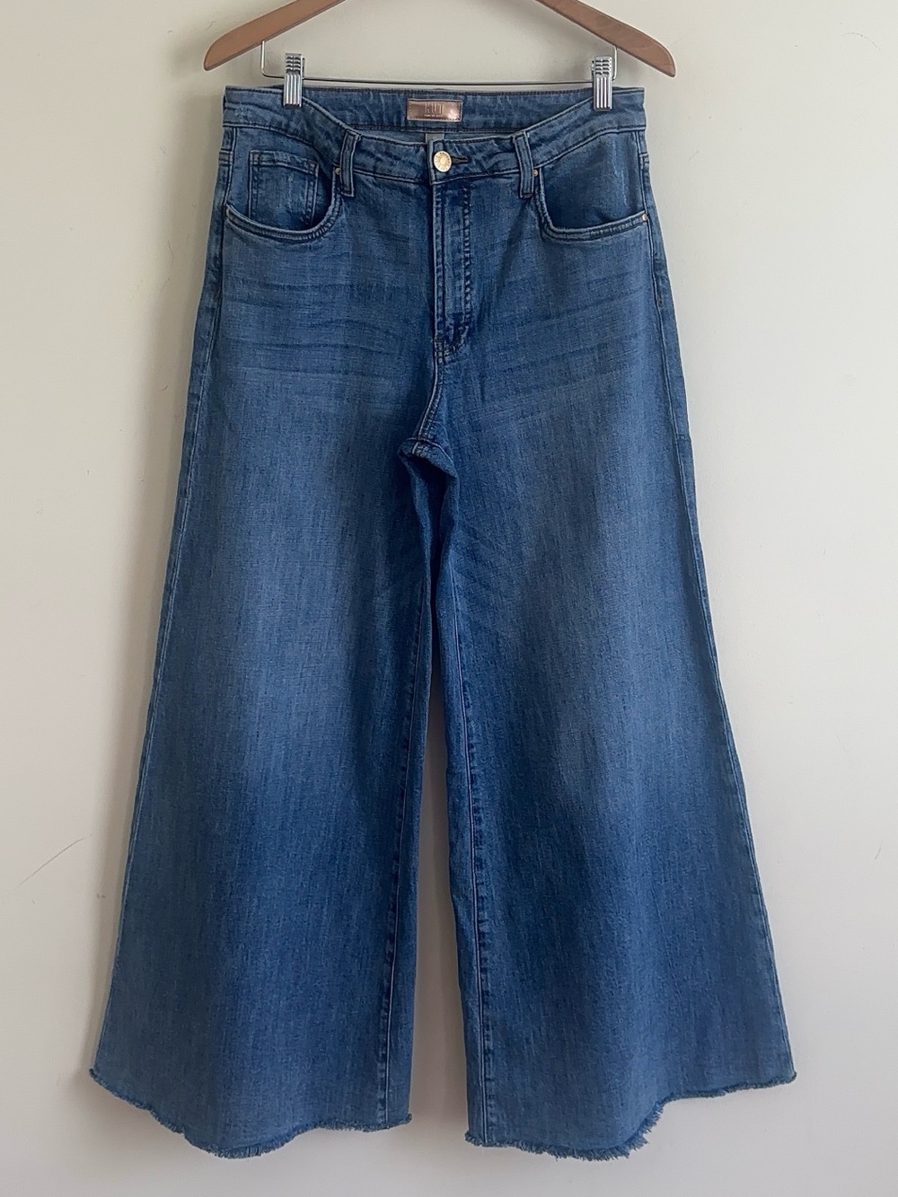 KUT from the Kloth Blake Fab Ab High Rise Super Wide Leg Jeans Size 10